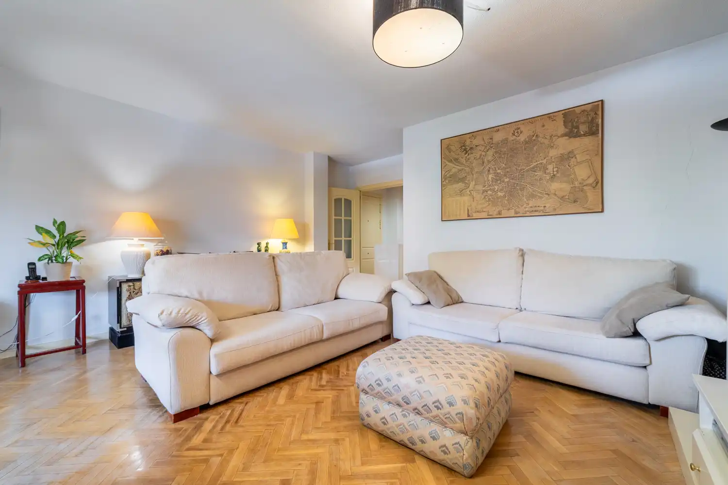 Sala d'estar de Pis en venda en Las Rozas de Madrid amb Aire condicionat, Calefacció i Parquet