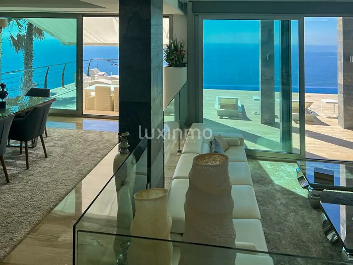 Sala de estar de Casa o chalet en venta en Altea con Aire acondicionado, Calefacción y Jardín privado