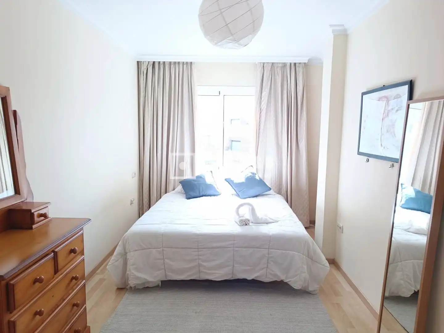 Bedroom of Flat for rent in Benalmádena  with Air Conditioner and Furnished