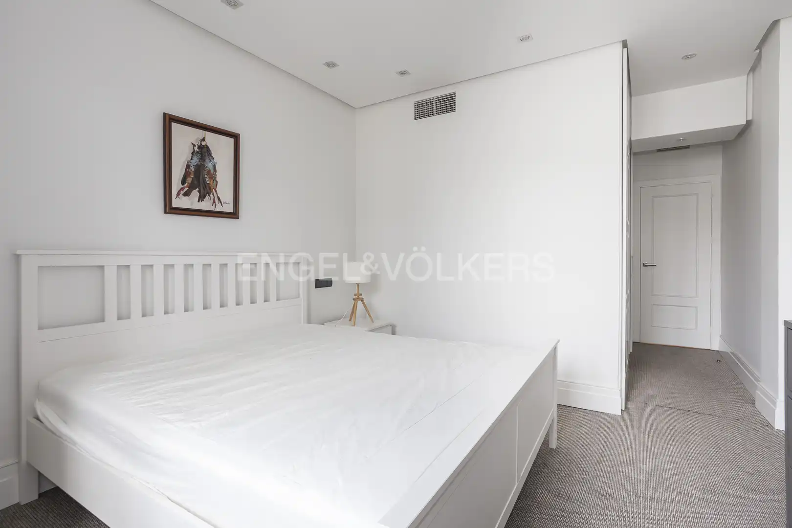 Bedroom of Flat for rent in Madrid  with Air Conditioner, Heating and Parquet flooring