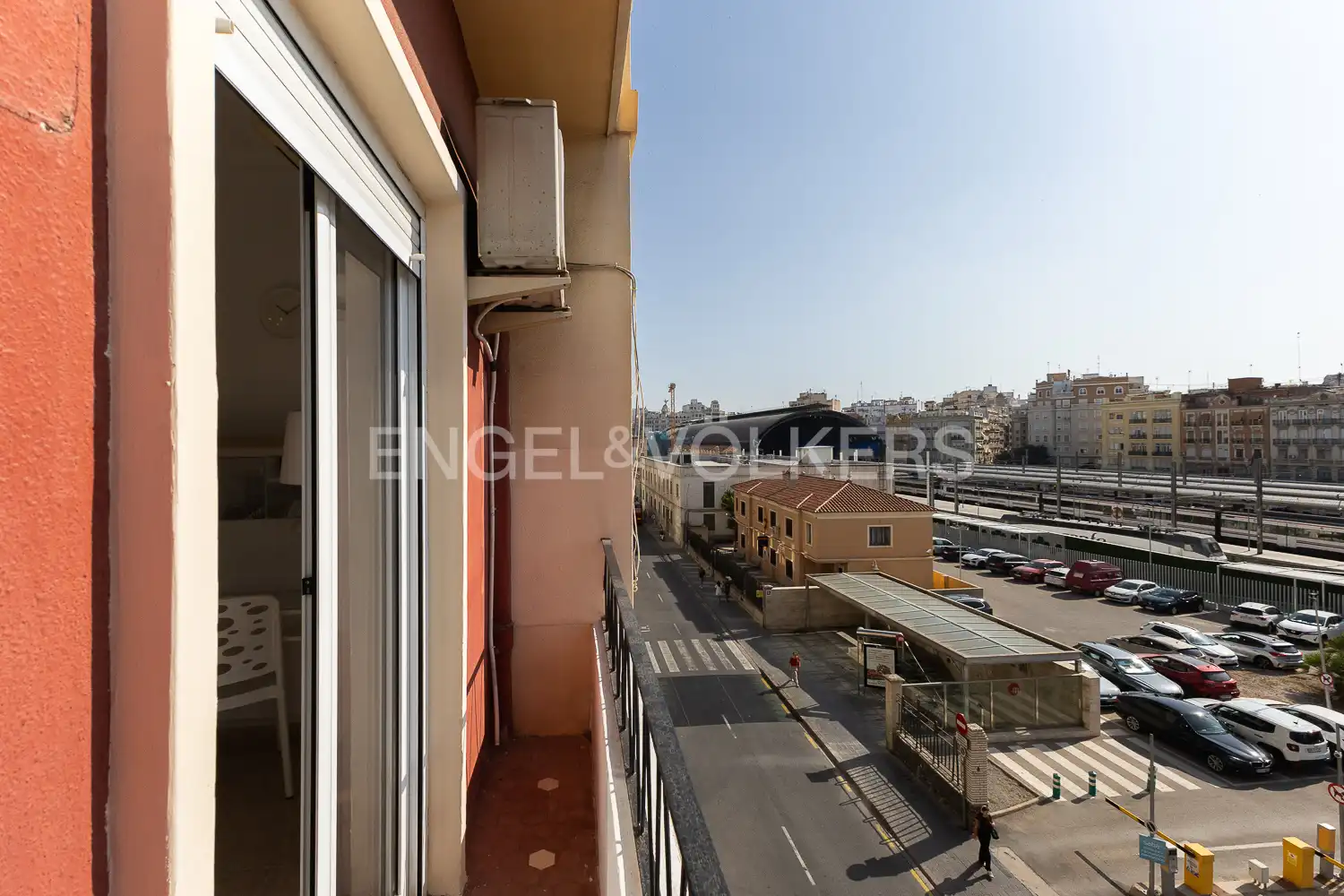 Balcony of Flat for rent in Valencia  with Air Conditioner, Heating and Furnished