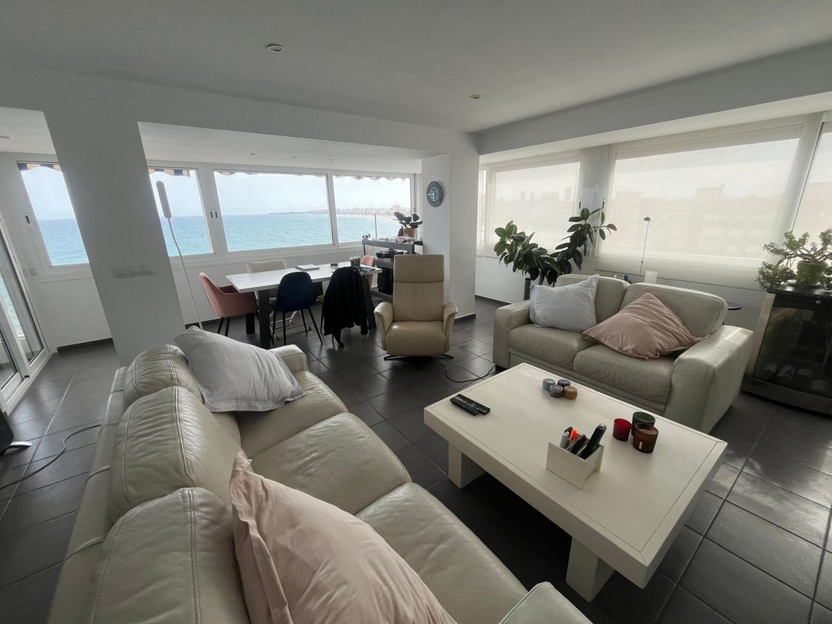 Living room of Apartment to rent in El Campello  with Air Conditioner, Heating and Terrace