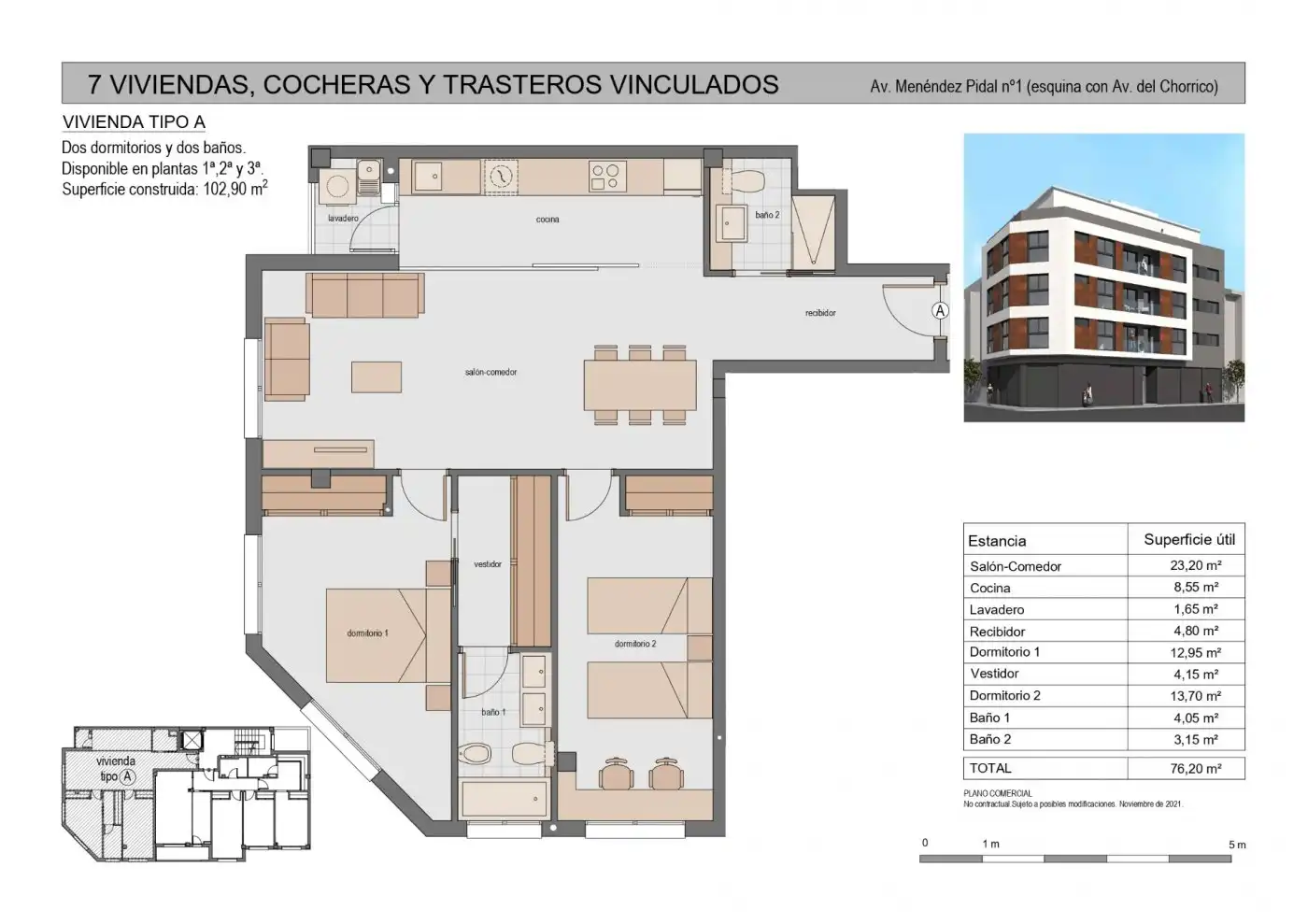 Wohnung mit Garten zum Verkauf in Casco Urbano, imagen 7