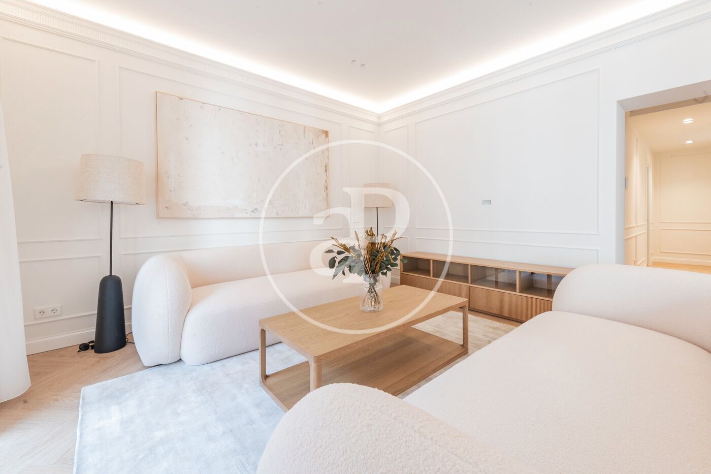 Sala de estar de Piso en venta en  Madrid Capital con Aire acondicionado, Calefacción y Terraza