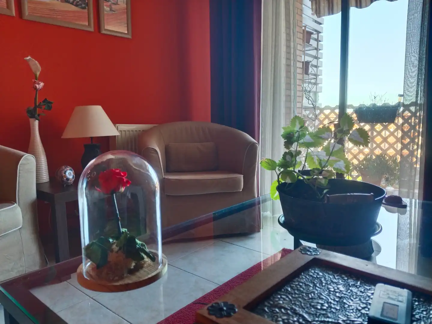 Wohnzimmer von Wohnung zum Verkauf in Ciempozuelos mit Klimaanlage, Heizung und Terrasse