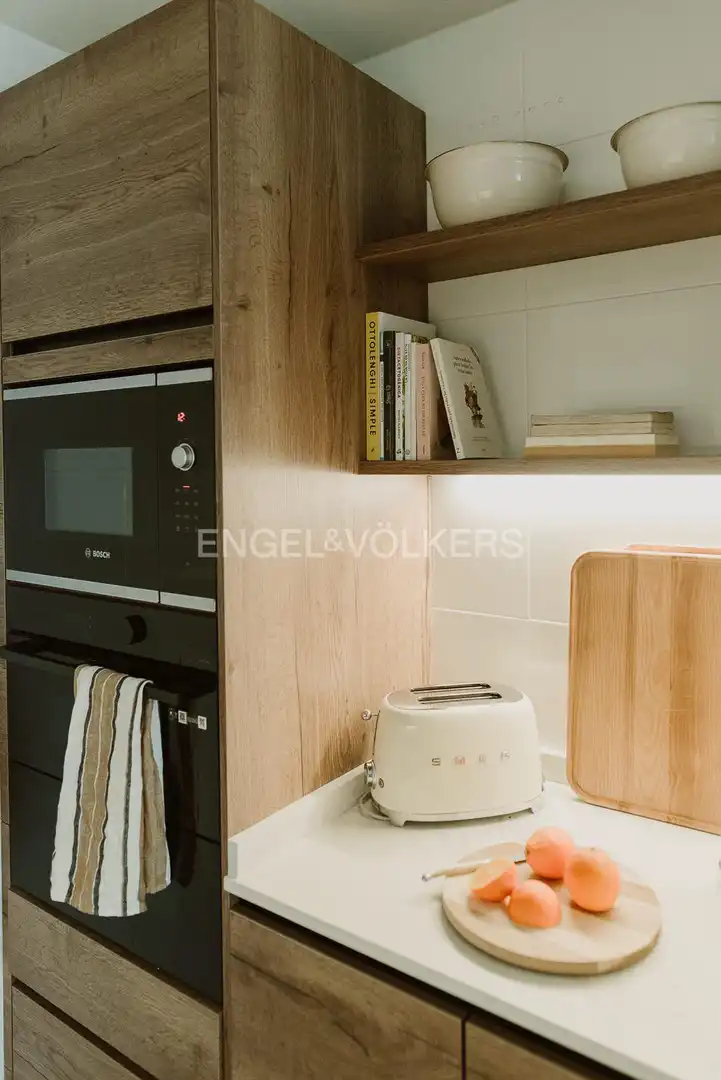 Kitchen of Flat for rent in La Moraleja  with Air Conditioner, Heating and Private garden