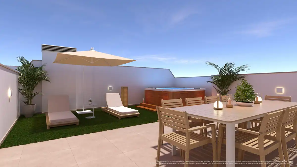 Terrassa de Apartament en venda en Pilar de la Horadada