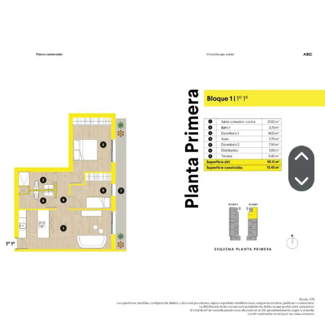 Apartament amb terrassa en venda a Sant Antoni de Portmany, imagen 13