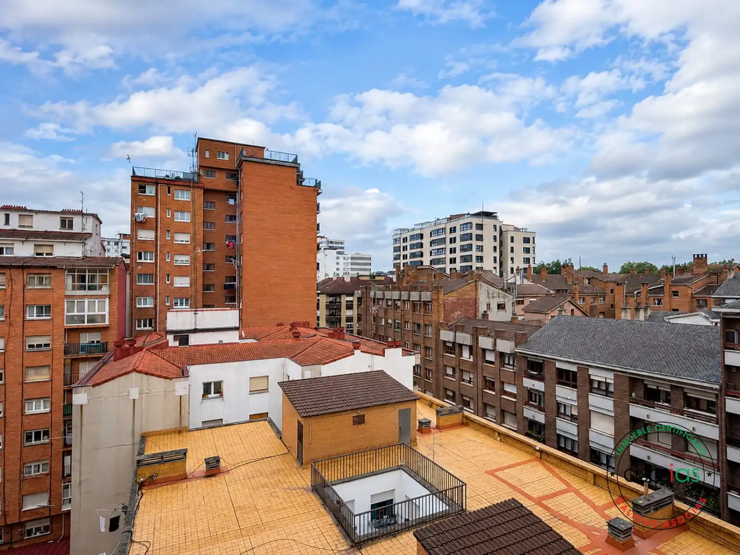 Exterior view of Flat for sale in Gijón   with Heating, Parquet flooring and Terrace