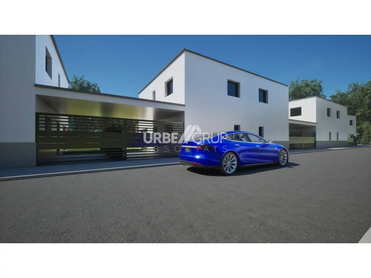 Vista exterior de Casa adosada en venta en Vacarisses con Aire acondicionado, Calefacción y Jardín privado