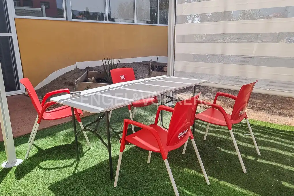 Terraza de Casa o chalet de alquiler en Montserrat con Calefacción, Jacuzzi y Se aceptan mascotas