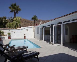 Exterior view of House or chalet for sale in Mogán  with Terrace and Swimming Pool