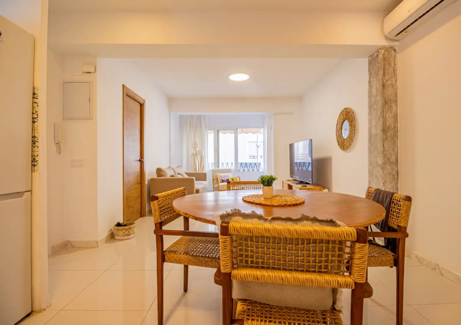 Living room of Flat for sale in Altea  with Air Conditioner, Terrace and Storage room