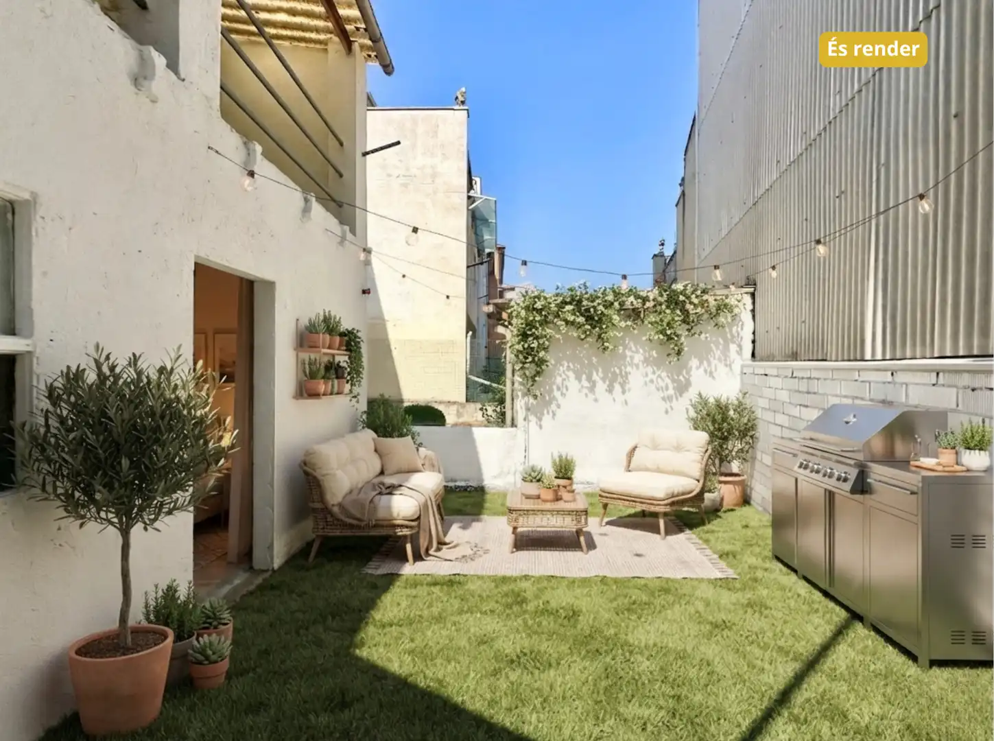 Terraza de Casa adosada en venta en Manlleu con Aire acondicionado, Jardín privado y Terraza