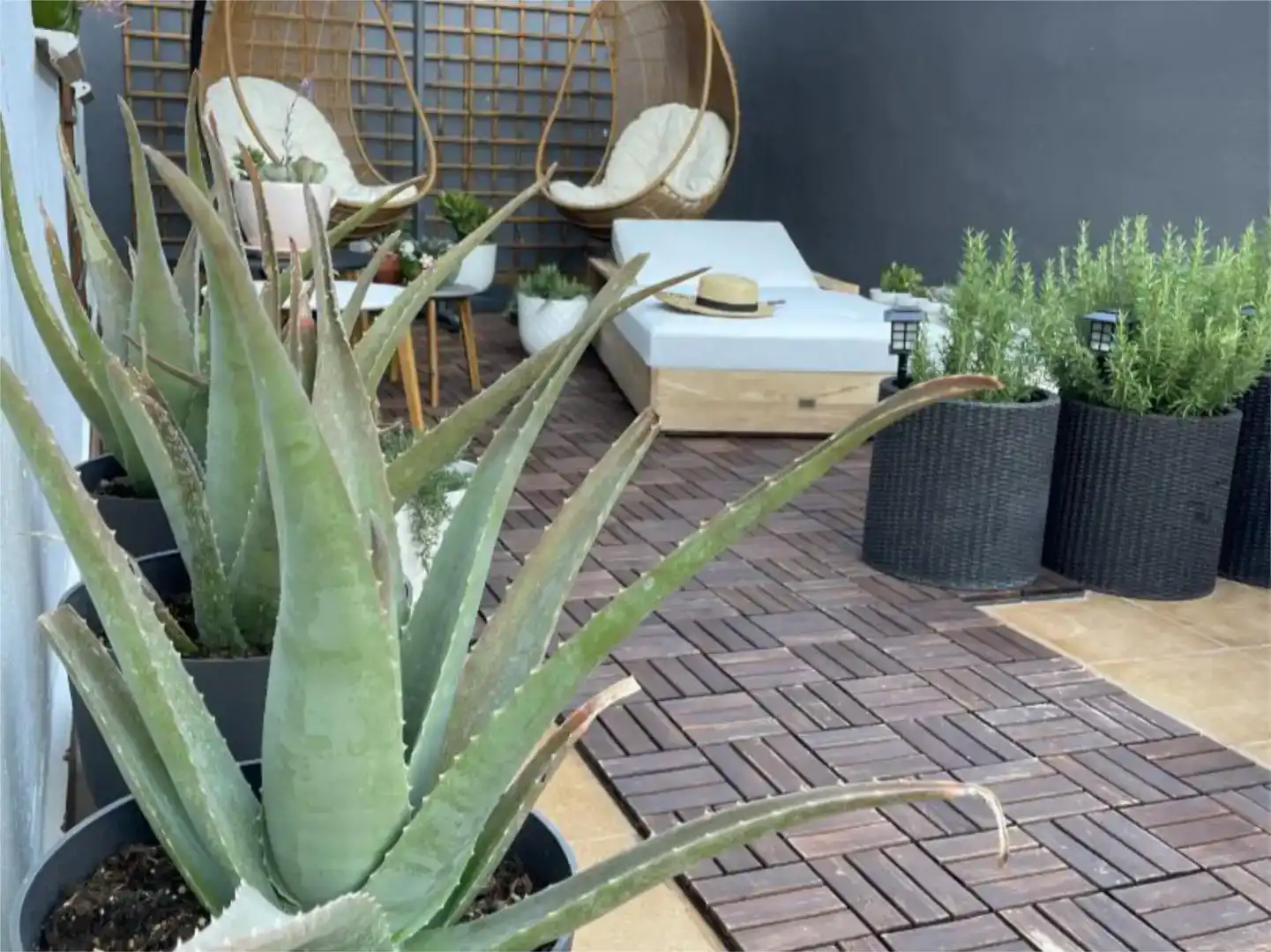 Terraza de Casa o chalet en venta en Fuentealbilla con Parquet y Trastero