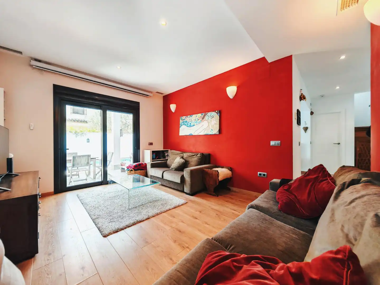 Sala de estar de Casa o chalet en venta en Chiclana de la Frontera con Aire acondicionado, Jardín privado y Terraza