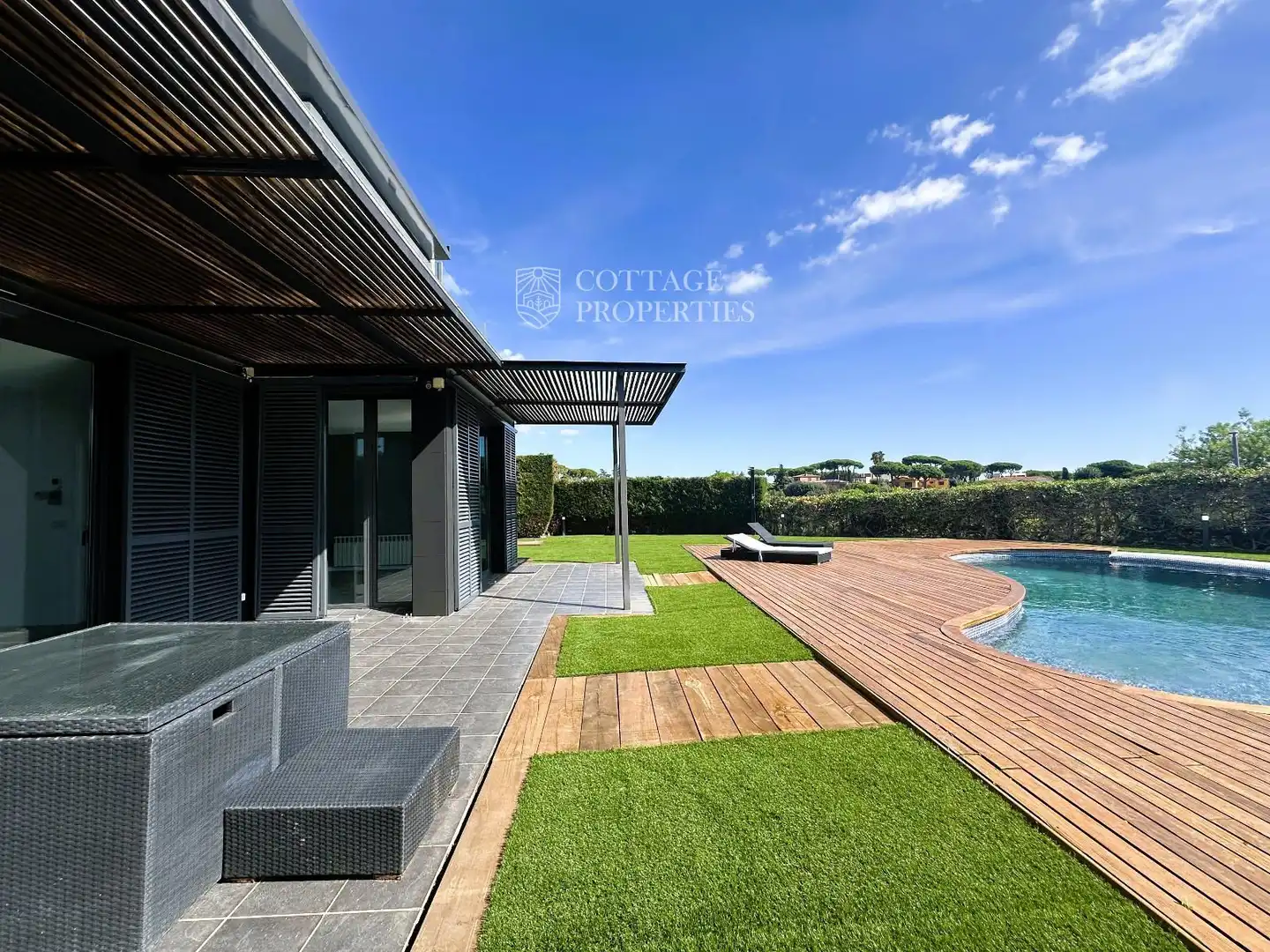 Terraza de Casa o chalet en venta en Sant Vicenç de Montalt con Aire acondicionado, Calefacción y Piscina