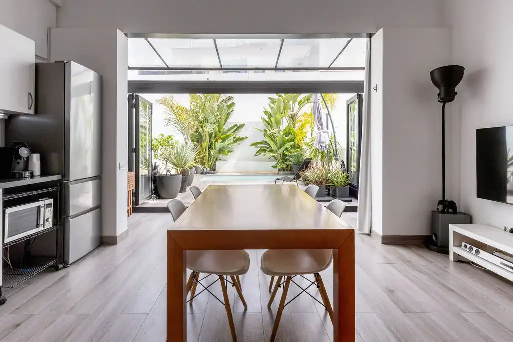 Terrasse von Haus oder Chalet zum Verkauf in Badalona mit Klimaanlage, Heizung und Parkett