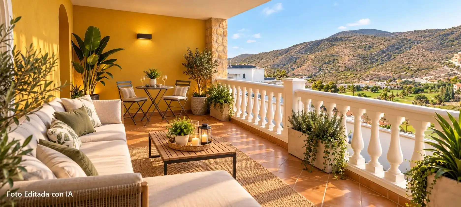 Terraza de Casa adosada en venta en La Envía