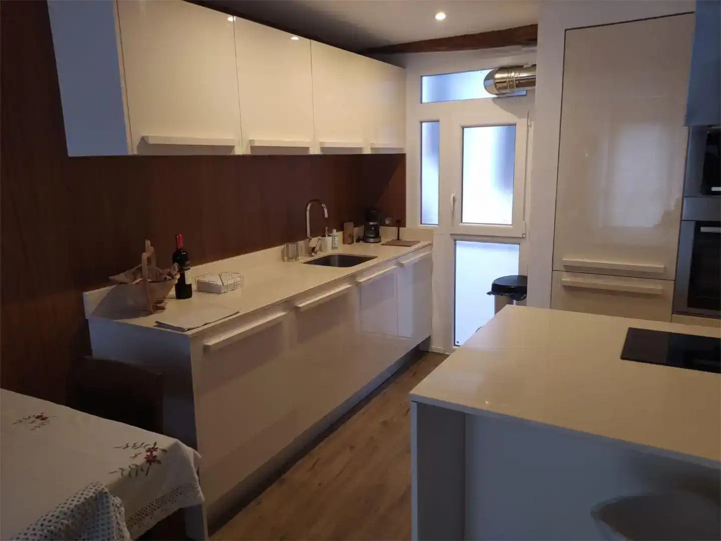 Cocina de Piso de alquiler en Donostia - San Sebastián  con Aire acondicionado, Amueblado y Balcón