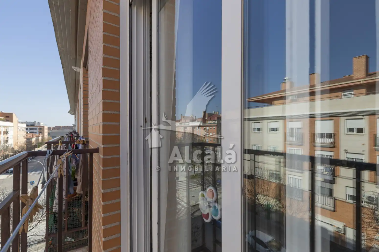 Balcony of Flat for sale in Azuqueca de Henares  with Air Conditioner and Heating