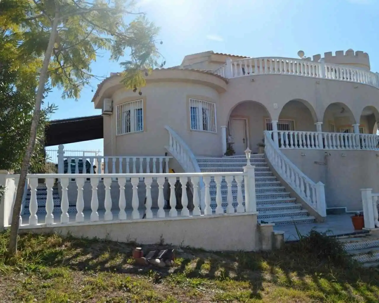 Vista exterior de Casa o chalet en venta en Rojales con Calefacción, Jardín privado y Piscina