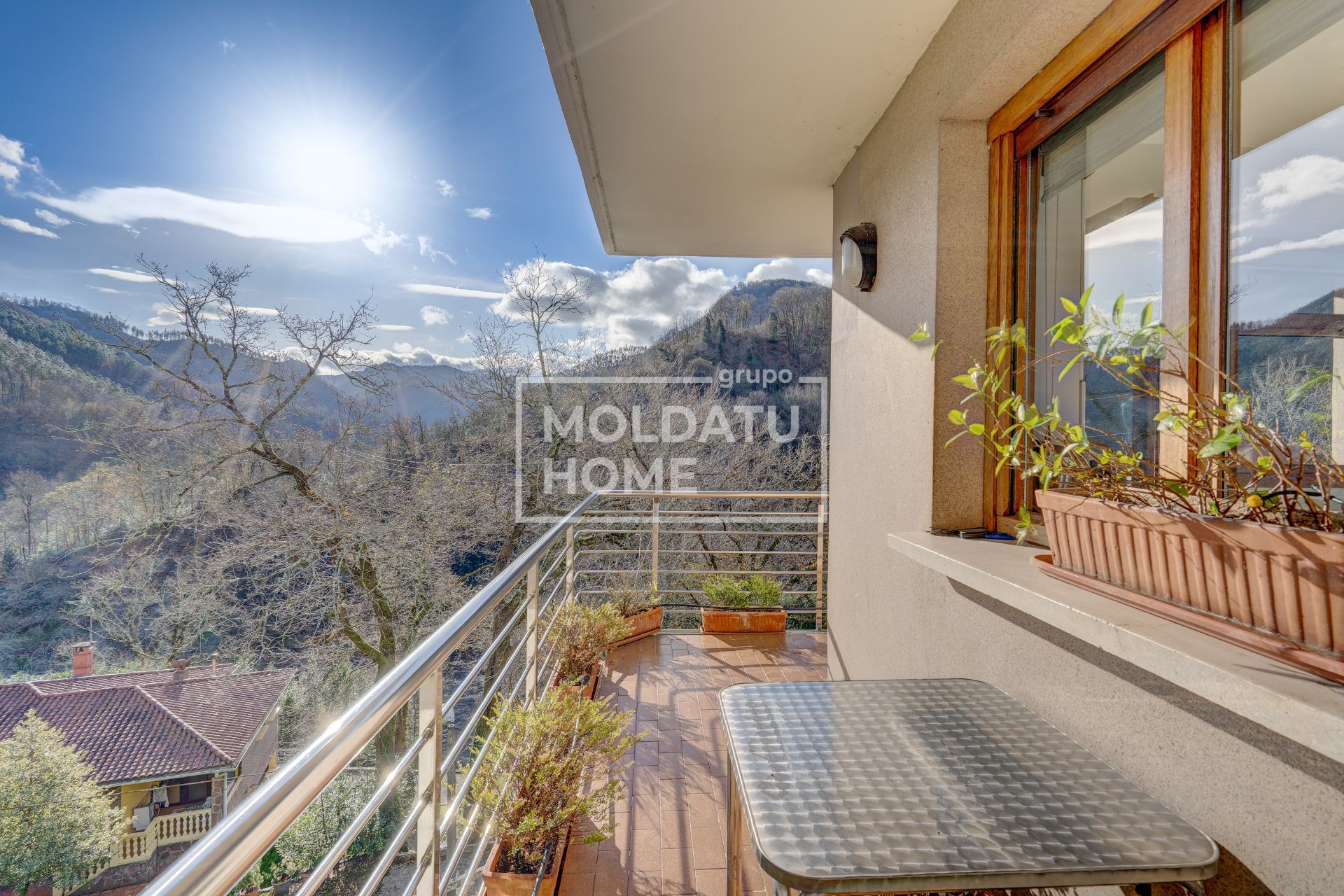 Balcony of Single-family semi-detached for sale in Hernani  with Heating, Terrace and Storage room