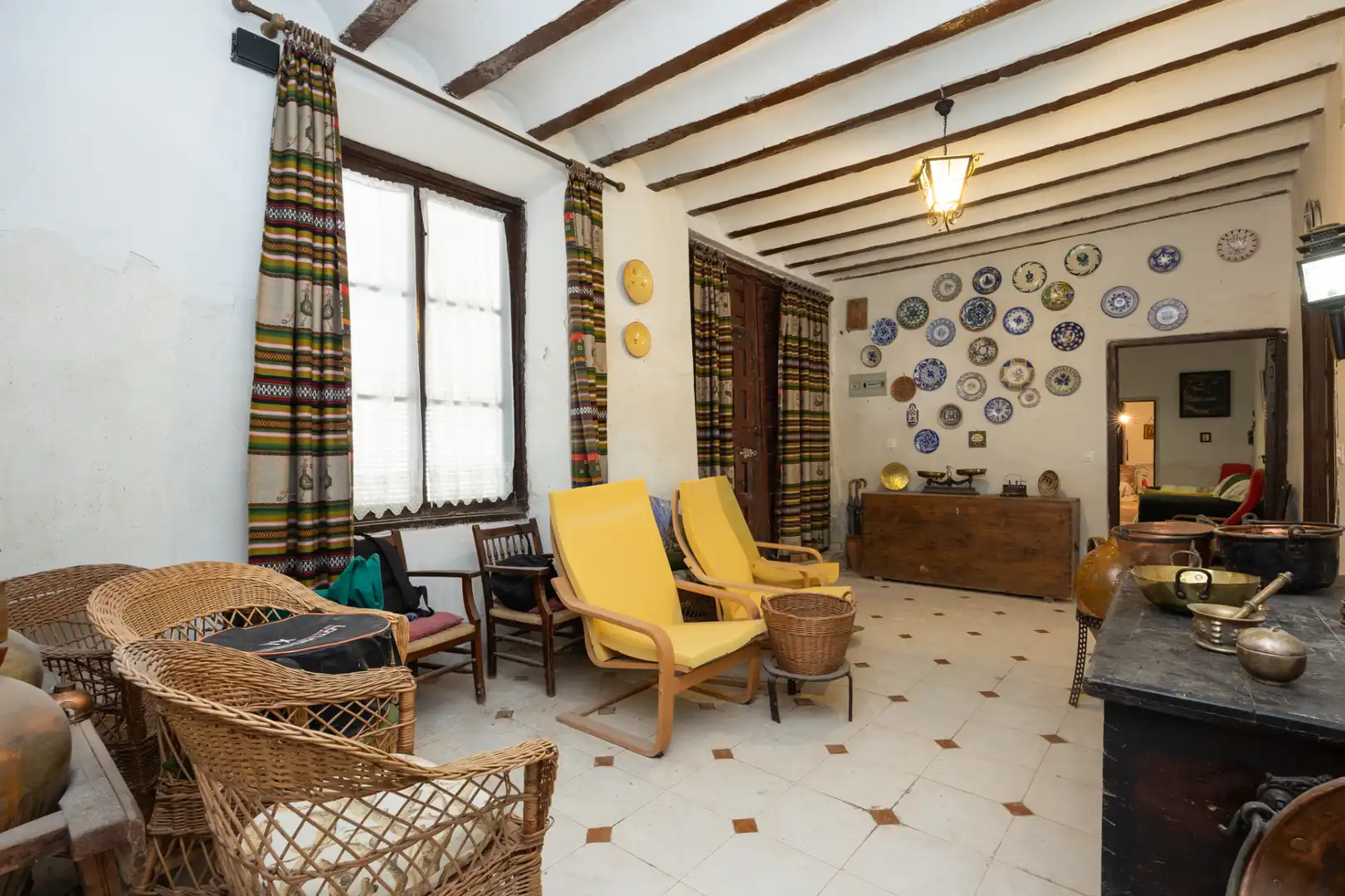 Sala de estar de Finca rústica en venta en Fuentidueña de Tajo