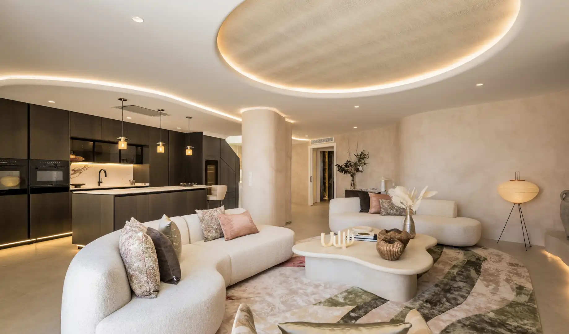 Sala de estar de Ático en venta en Marbella con Aire acondicionado, Calefacción y Terraza