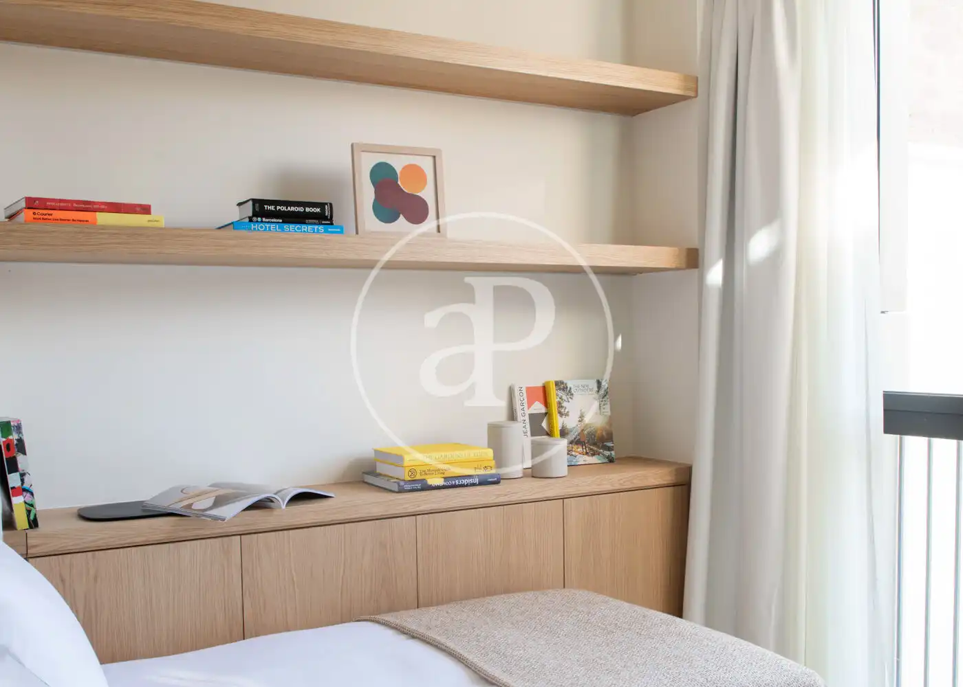 Bedroom of Houses for rent in Barcelona  with Air Conditioner, Heating and Terrace