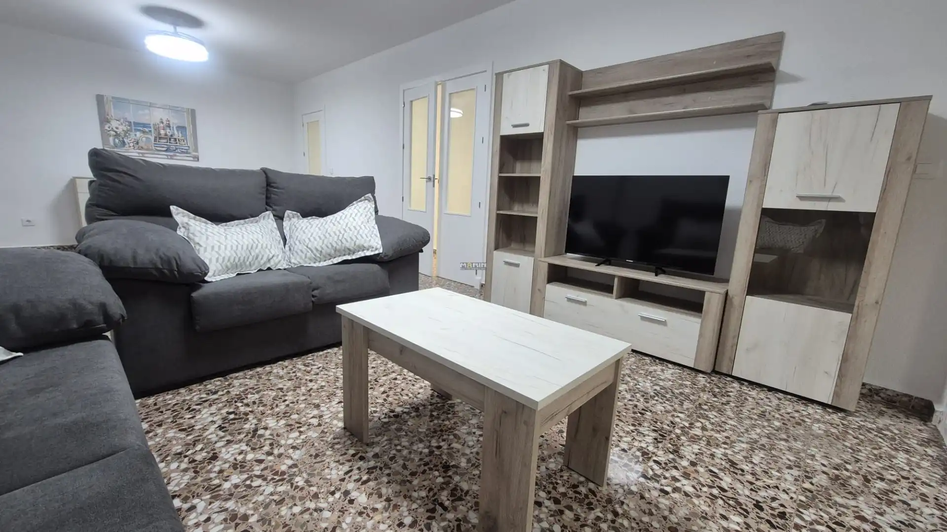 Sala d'estar de Pis de lloguer en Cartagena amb Moblat, Forn i Rentadora