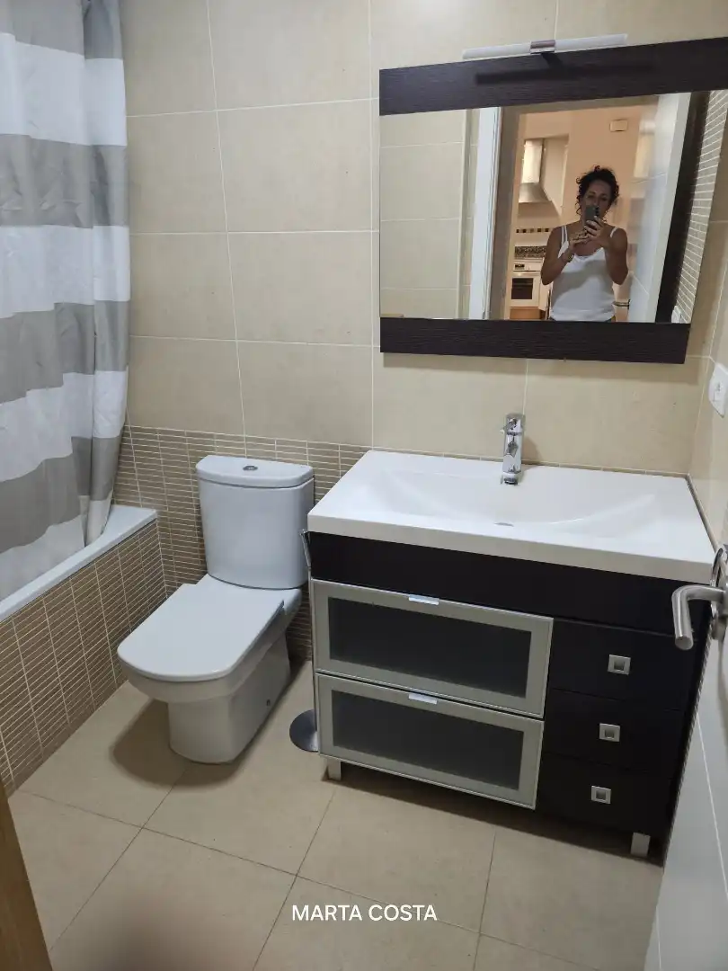 Bathroom of Flat for sale in Almoines  with Air Conditioner, Heating and Parquet flooring