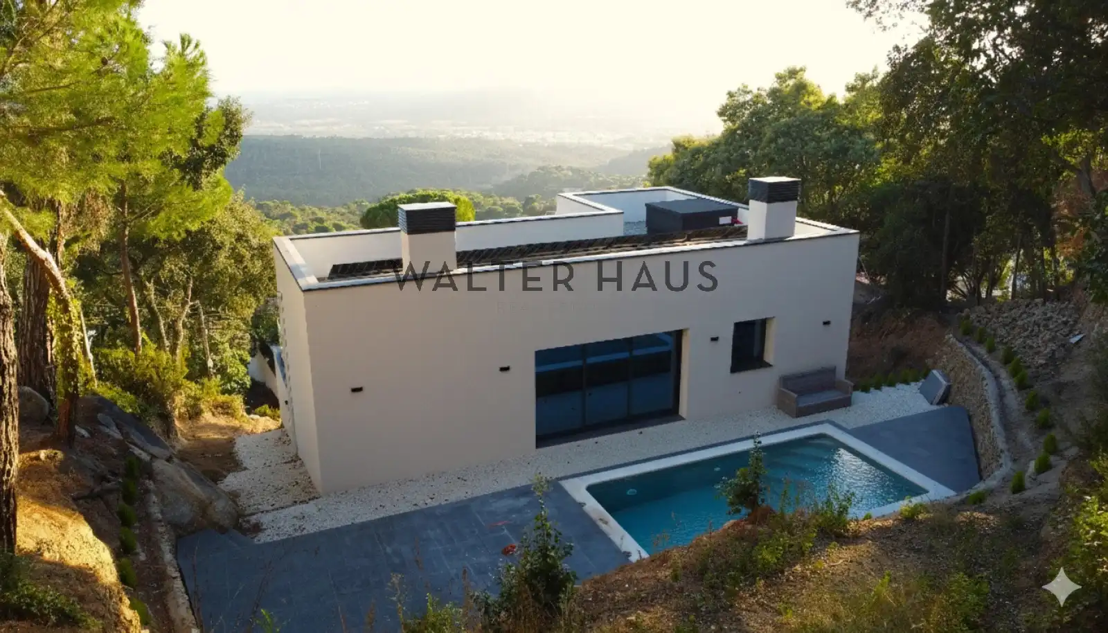Exterior view of Houses for sale in Santa Cristina d'Aro  with Air Conditioner, Heating and Private garden