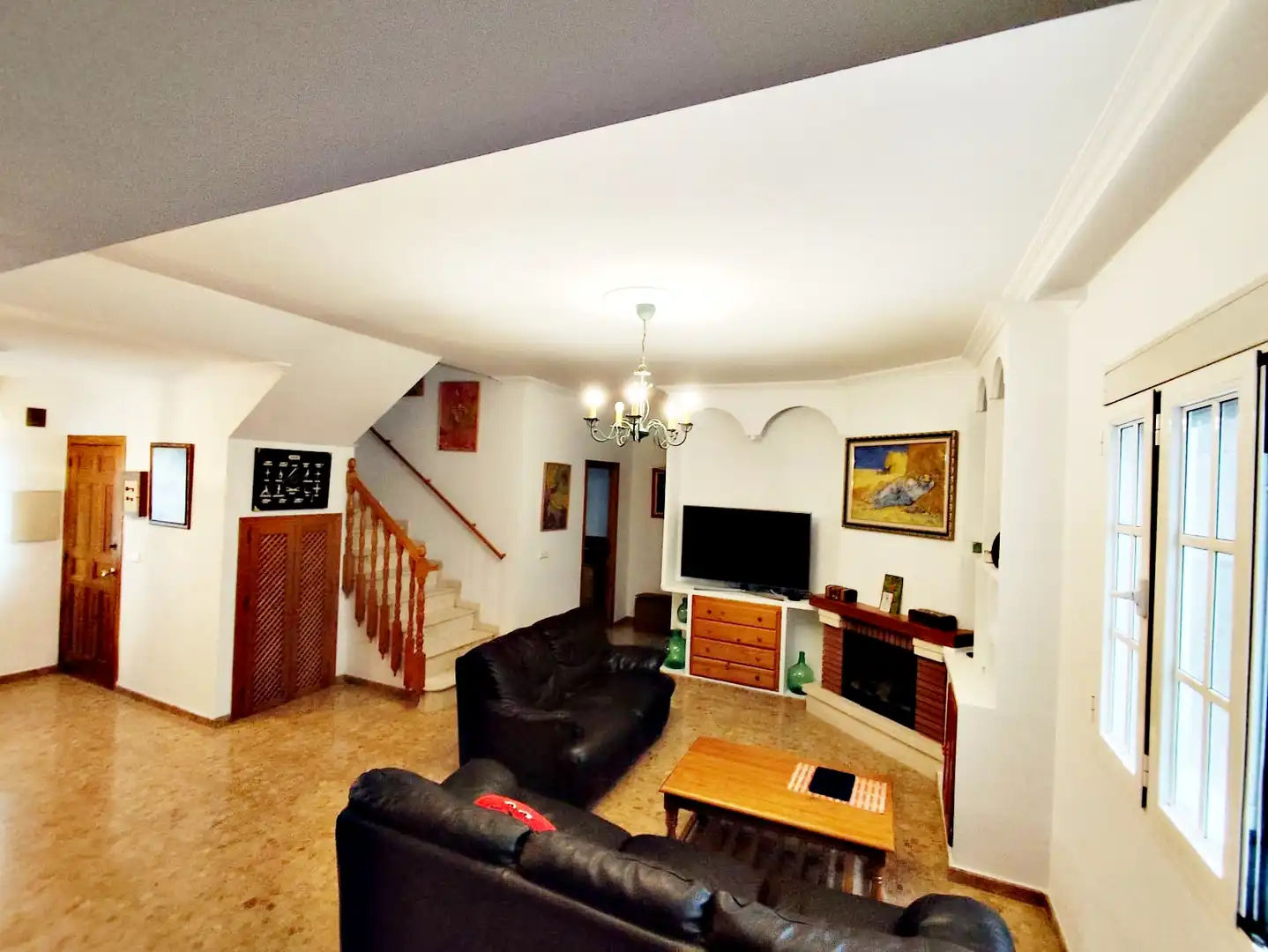Wohnzimmer von Haus oder Chalet zum Verkauf in Cártama mit Klimaanlage, Terrasse und Möbliert