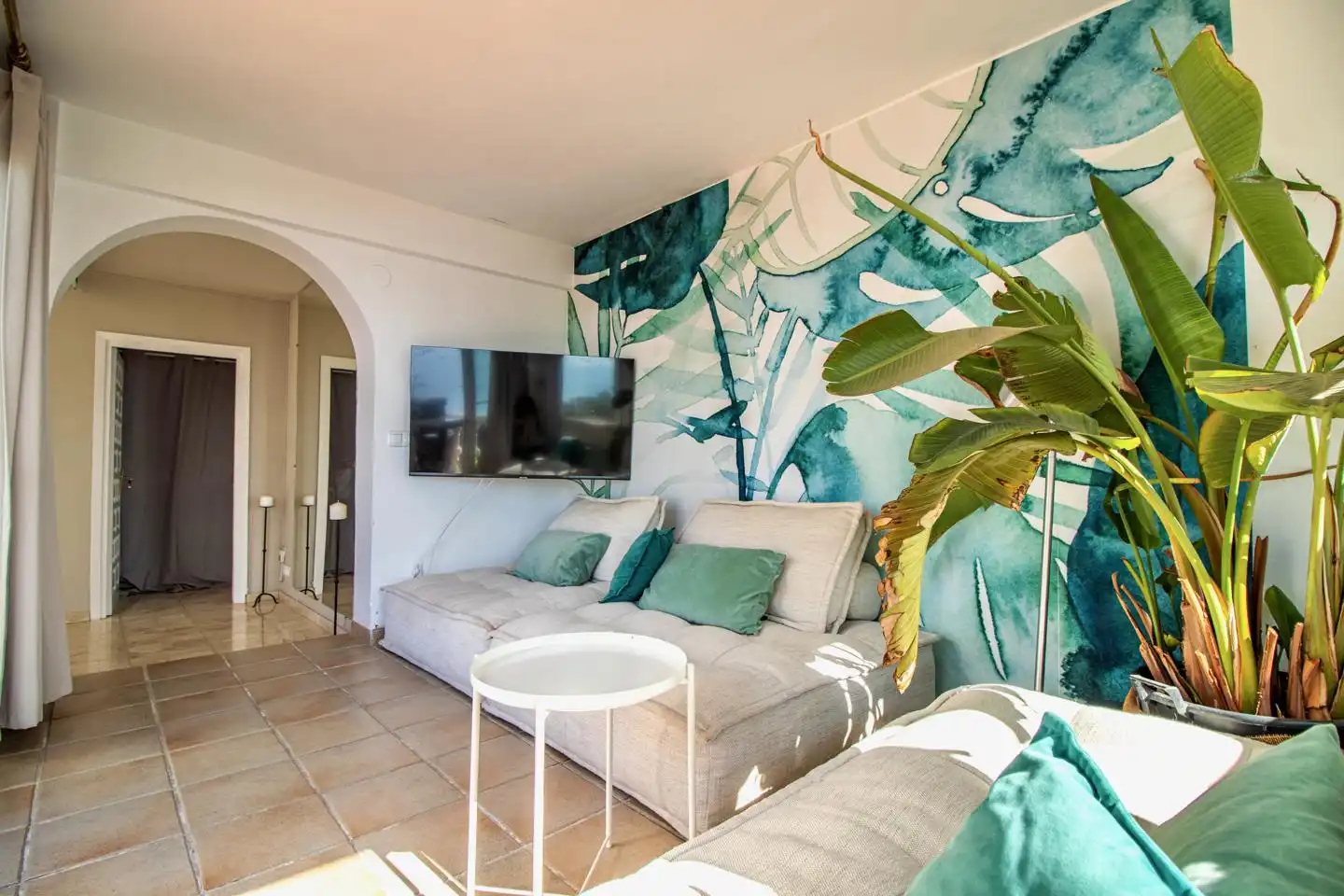 Sala de estar de Casa o chalet en venta en Almuñécar con Aire acondicionado, Terraza y Trastero