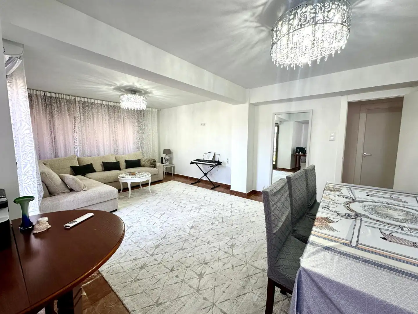 Sala d'estar de Apartament en venda en Alicante / Alacant amb Aire condicionat, Calefacció i Terrassa
