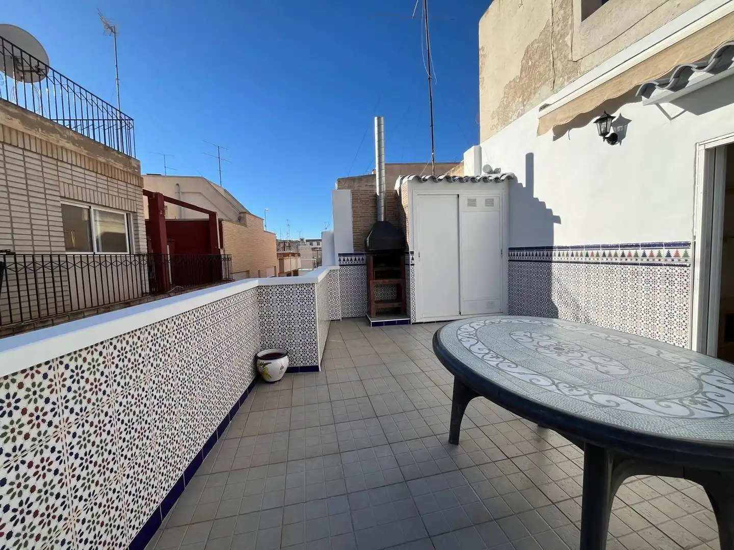 Terrace of Attic for sale in Elche / Elx  with Terrace and Furnished