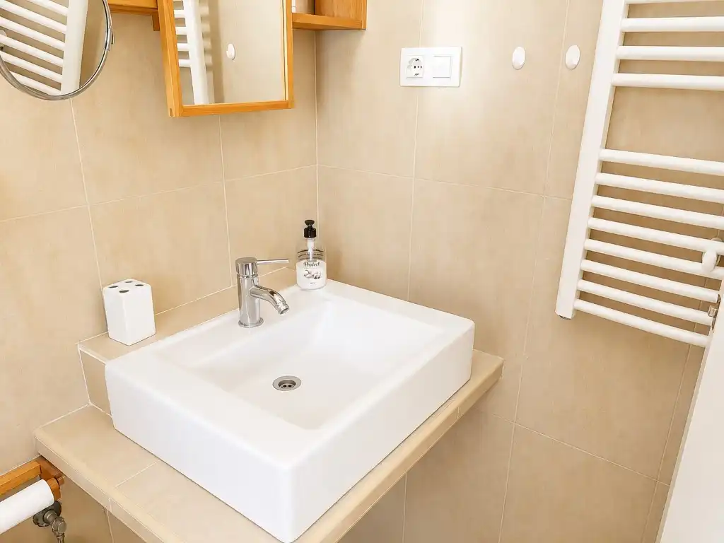 Badezimmer von Maisonette zum Verkauf in La Manga del Mar Menor mit Klimaanlage