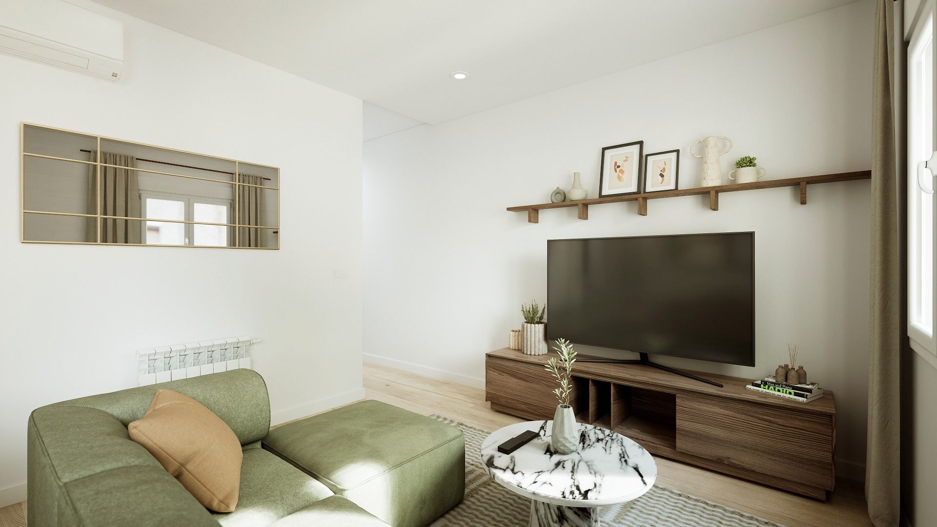 Sala d'estar de Pis en venda en Málaga Capital