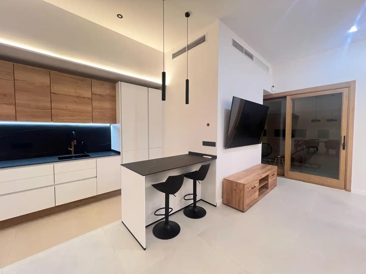 Kitchen of Ground floor for sale in Inca  with Air Conditioner and Furnished