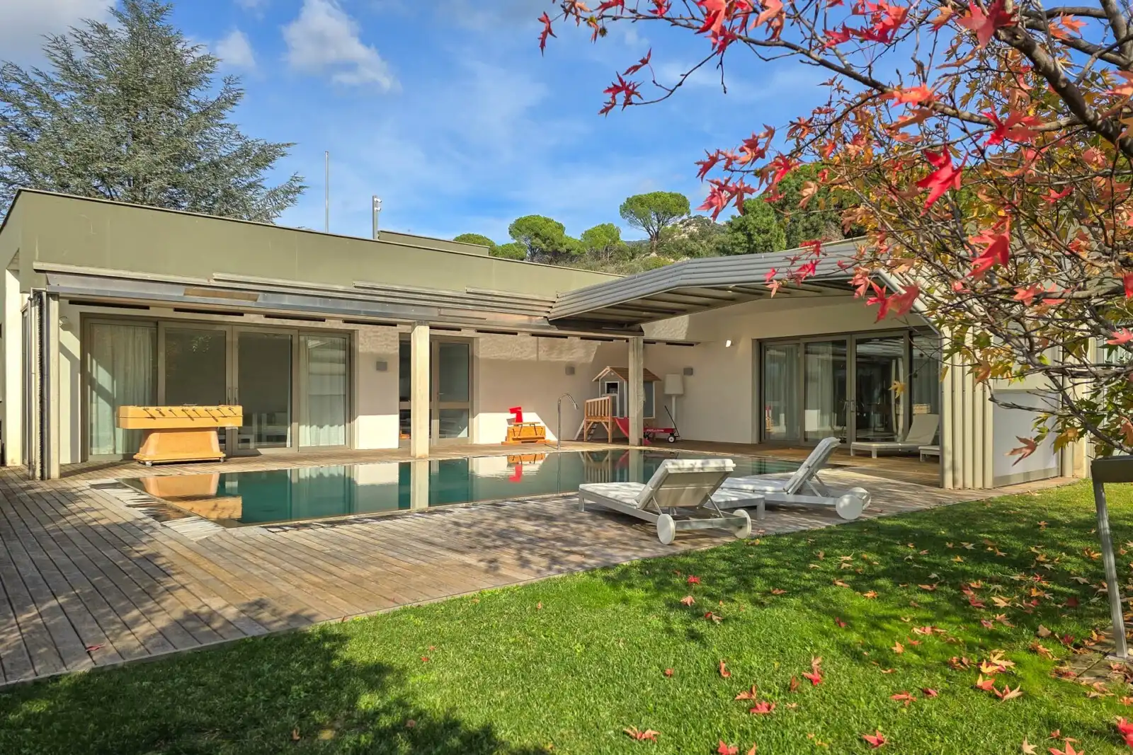 Piscina de Casa o chalet en venta en La Jonquera con Aire acondicionado, Calefacción y Jardín privado