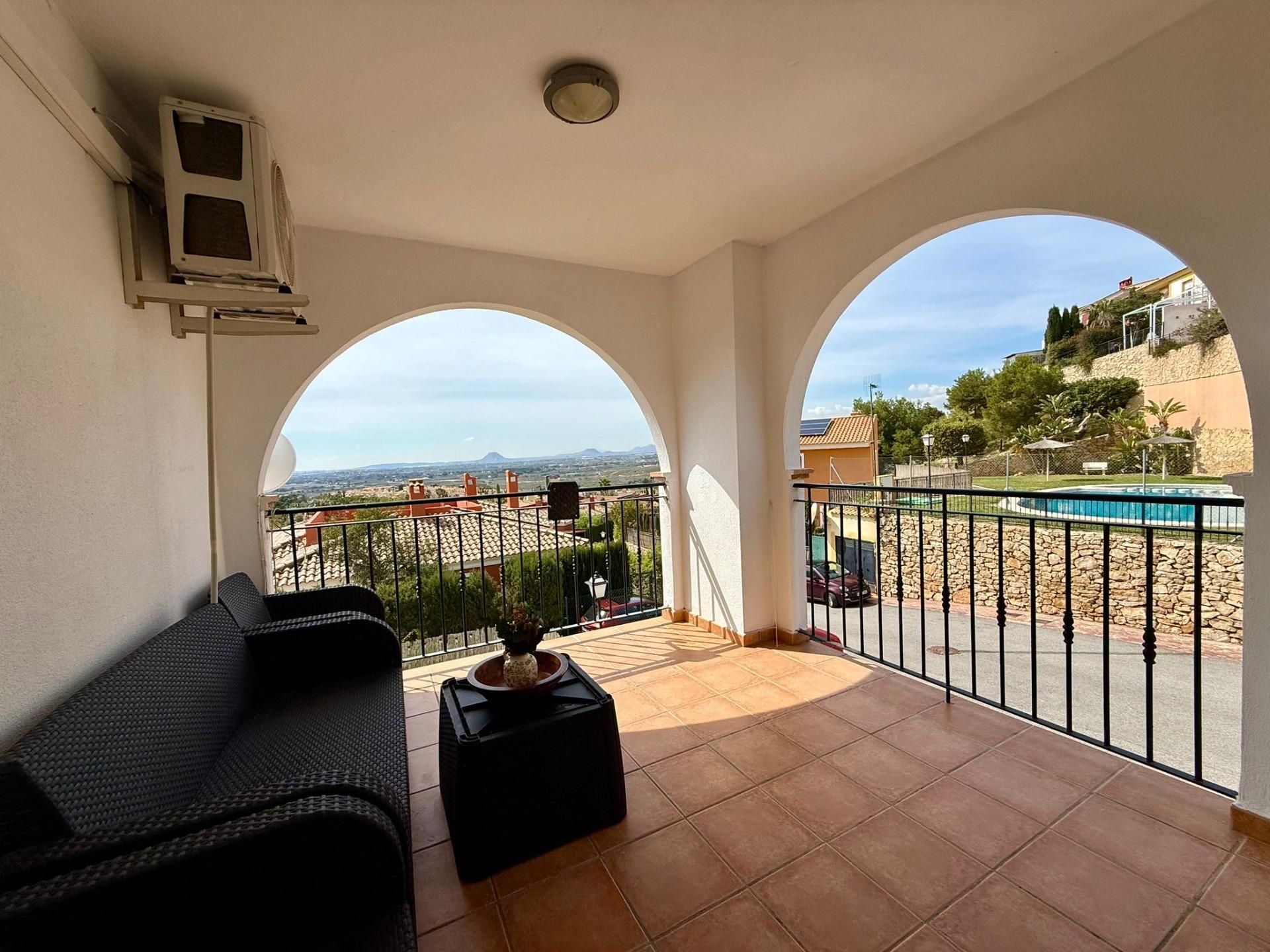 Terrasse von Wohnung zur Miete in Mutxamel mit Klimaanlage, Privatgarten und Terrasse