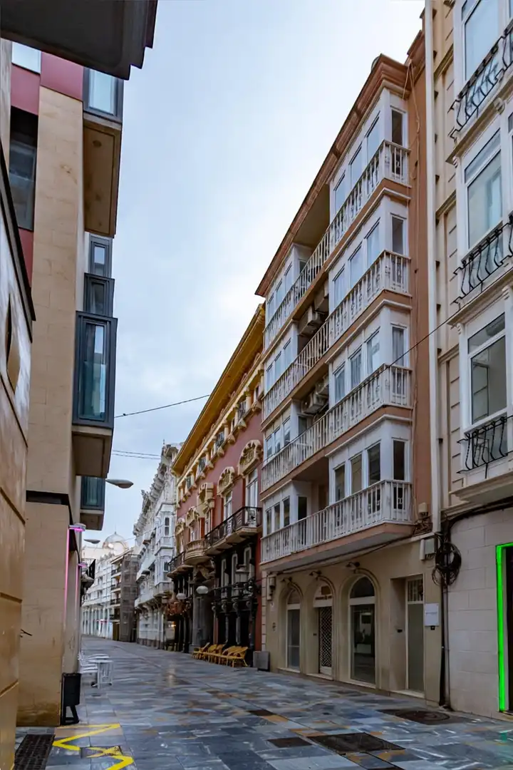 Vista exterior de Piso en venta en Cartagena con Aire acondicionado, Trastero y Amueblado