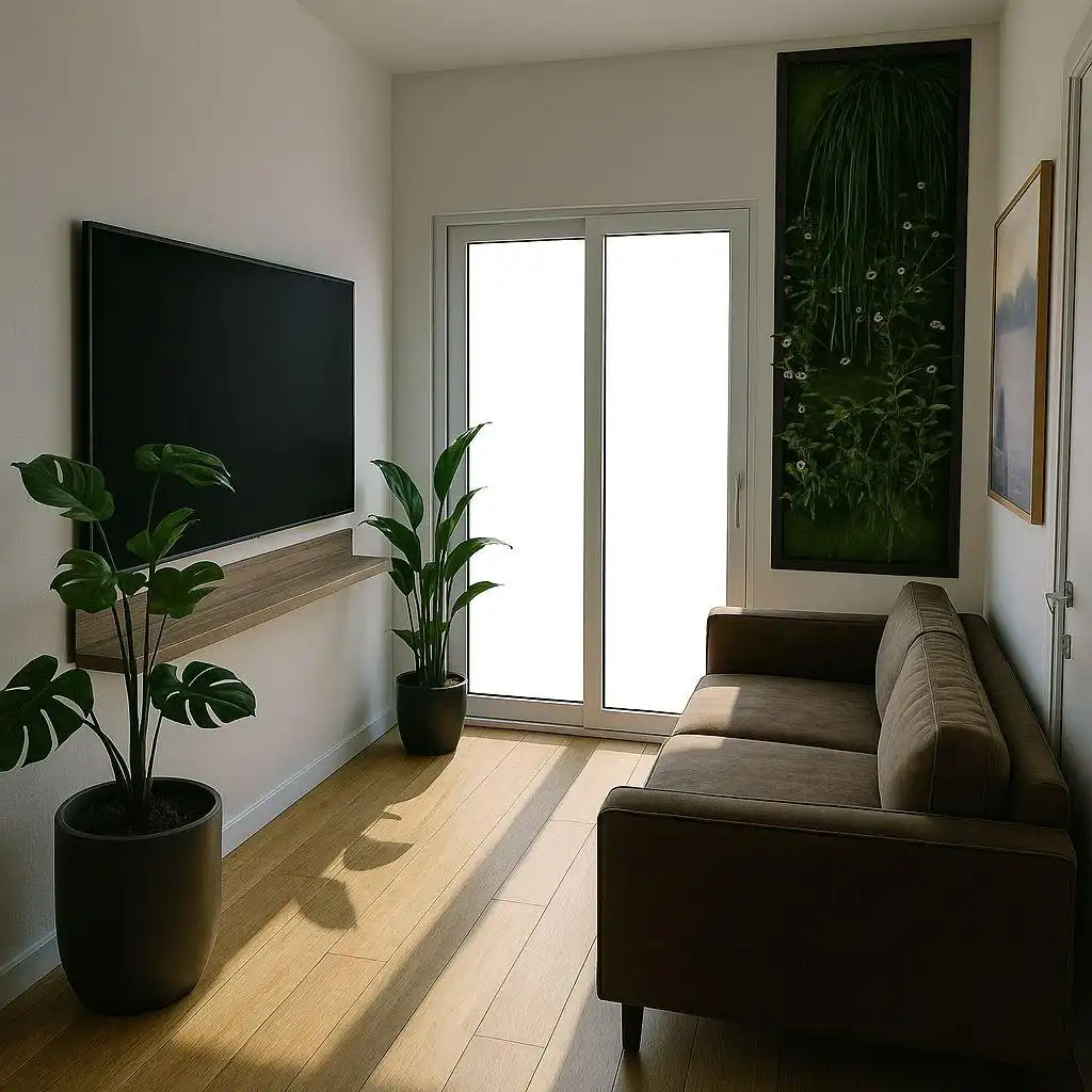 Wohnzimmer von Wohnung zum Verkauf in L'Hospitalet de Llobregat mit Parkett