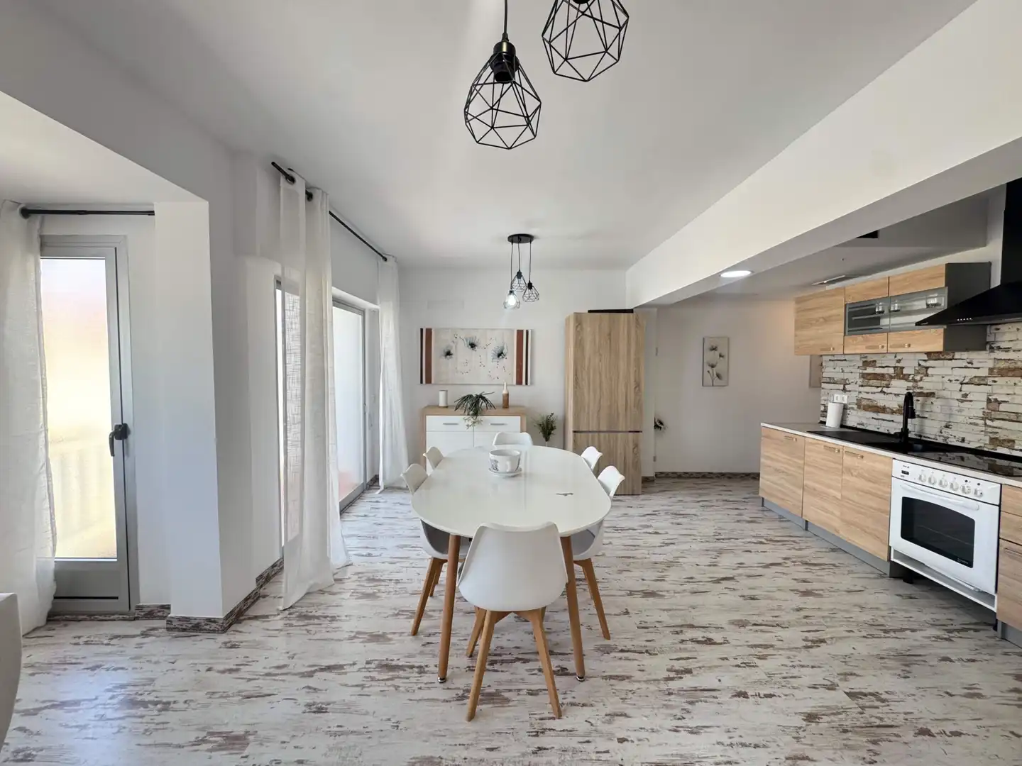 Esszimmer von Wohnung zum Verkauf in Gandia mit Klimaanlage, Abstellraum und Balkon