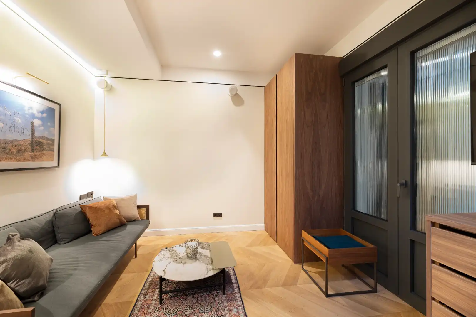 Living room of Flat for sale in Madrid  with Air Conditioner, Heating and Storage room