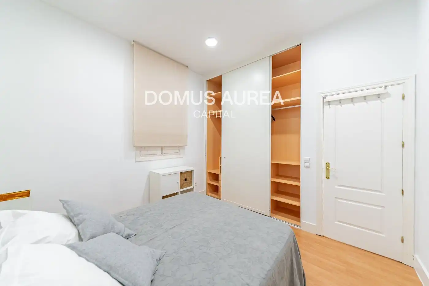 Schlafzimmer von Wohnung zur Miete in Madrid mit Klimaanlage, Heizung und Terrasse