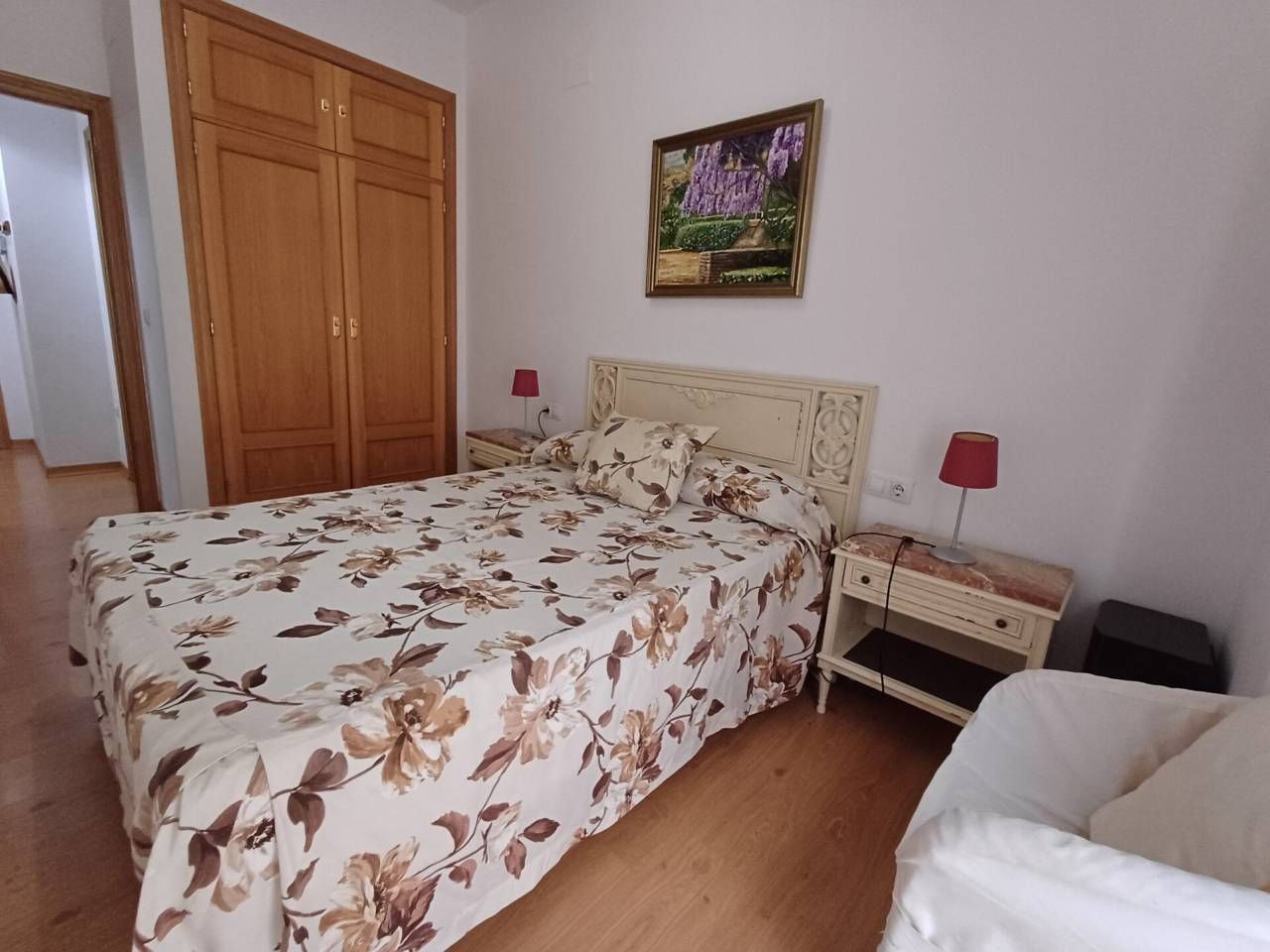 Bedroom of Flat for sale in  Huelva Capital  with Air Conditioner, Furnished and Balcony