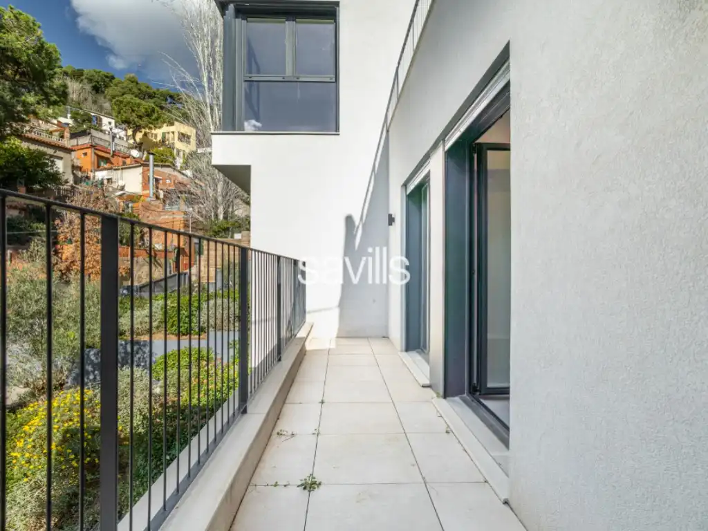 Vista exterior de Casa o chalet de alquiler en Barcelona con Aire acondicionado, Jardín privado y Terraza