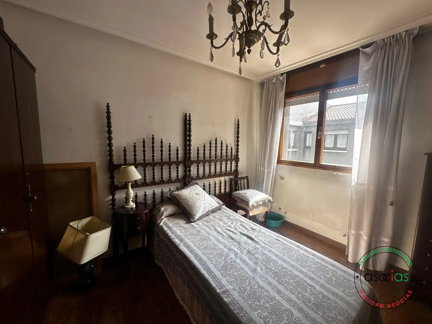 Schlafzimmer von Wohnung zum Verkauf in Langreo mit Heizung, Abstellraum und Balkon